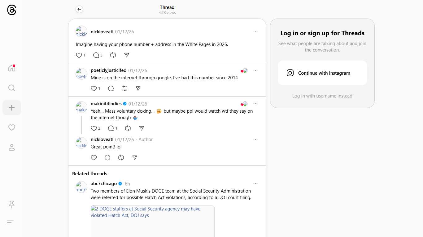 Imagine having your phone number + address in the White Pages in 2026.